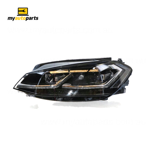 APG All Crash LED Head Lamp Passenger Side OEM Suits Volkswagen Golf MK 7 2017 On VGJ-21031LHG