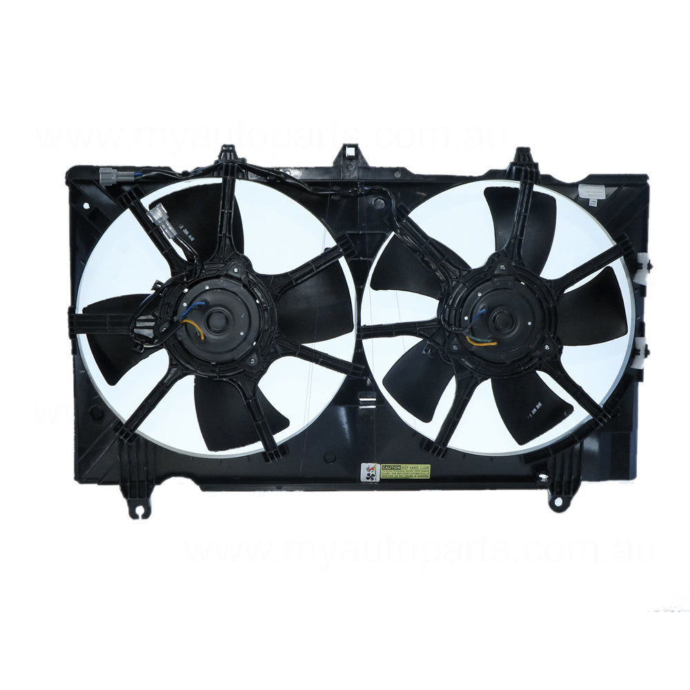 APG 12V Radiator Fan Assembly Aftermarket Suits Nissan 350Z Z33 2007 to 2009 NXE-34101