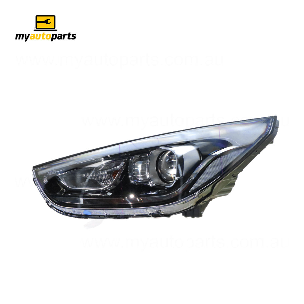 APG All Crash Head Lamp With DRL Passenger Side OEM Suits Hyundai ix35 Highlander/Elite LM 2010 to 2015 HIB-21034LHG