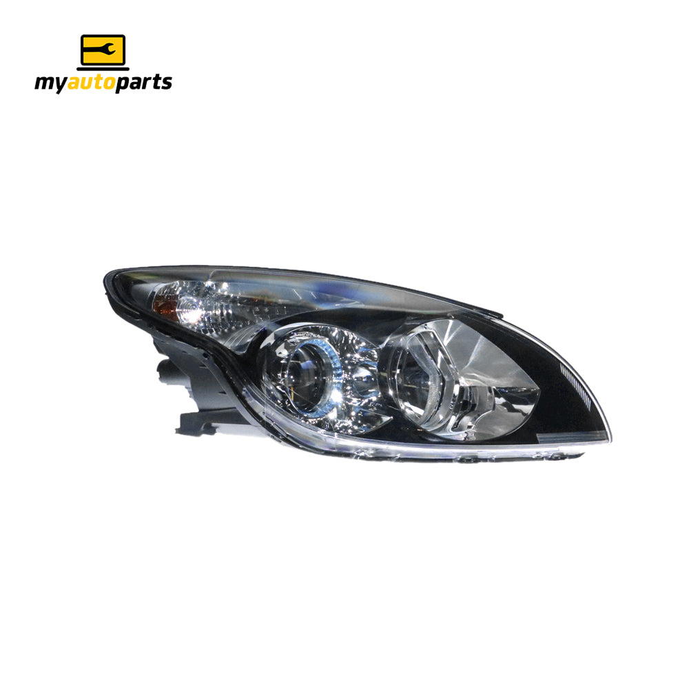 APG All Crash Black Head Lamp Drivers Side OEM Suits Hyundai i30 FD 4/2010 to 4/2012 HIA-21033RHG