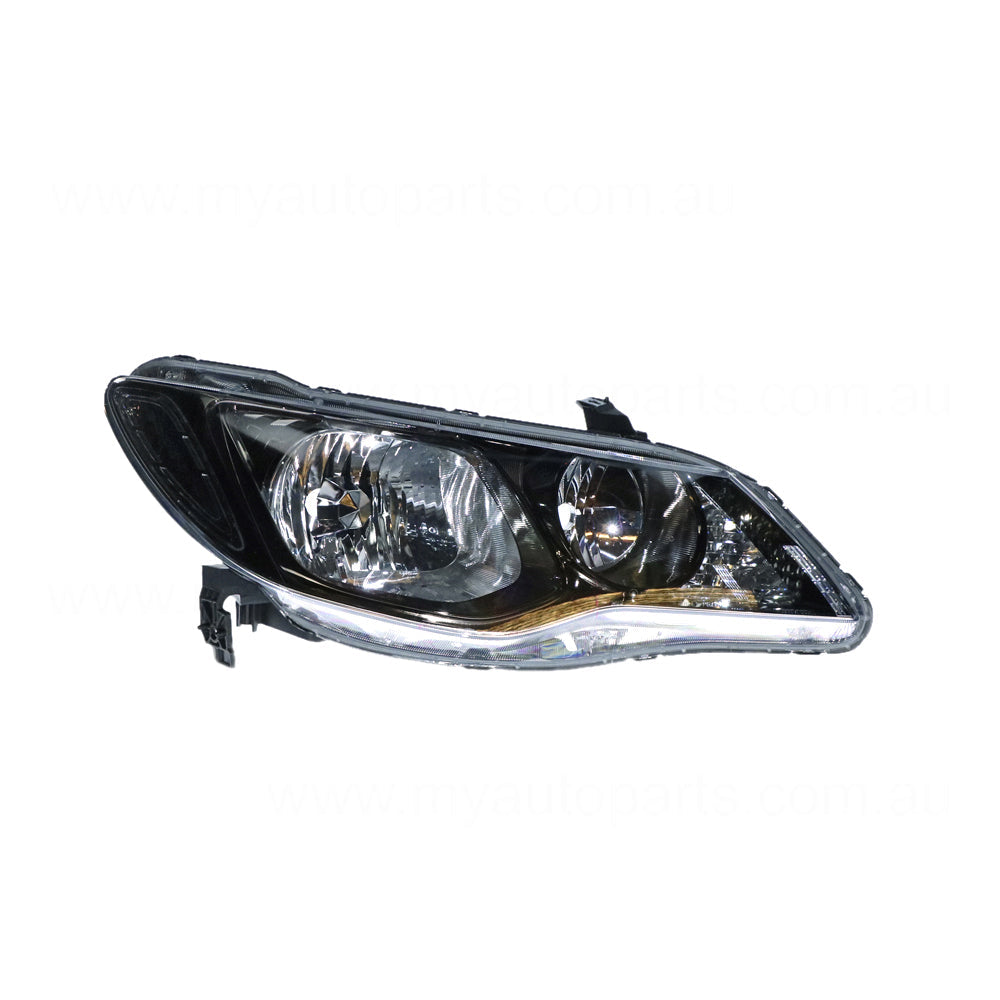 APG All Crash Head Lamp Drivers Side OEM Suits Honda Civic 8th Generation FD 2009 to 2012 OCO-21031RHG