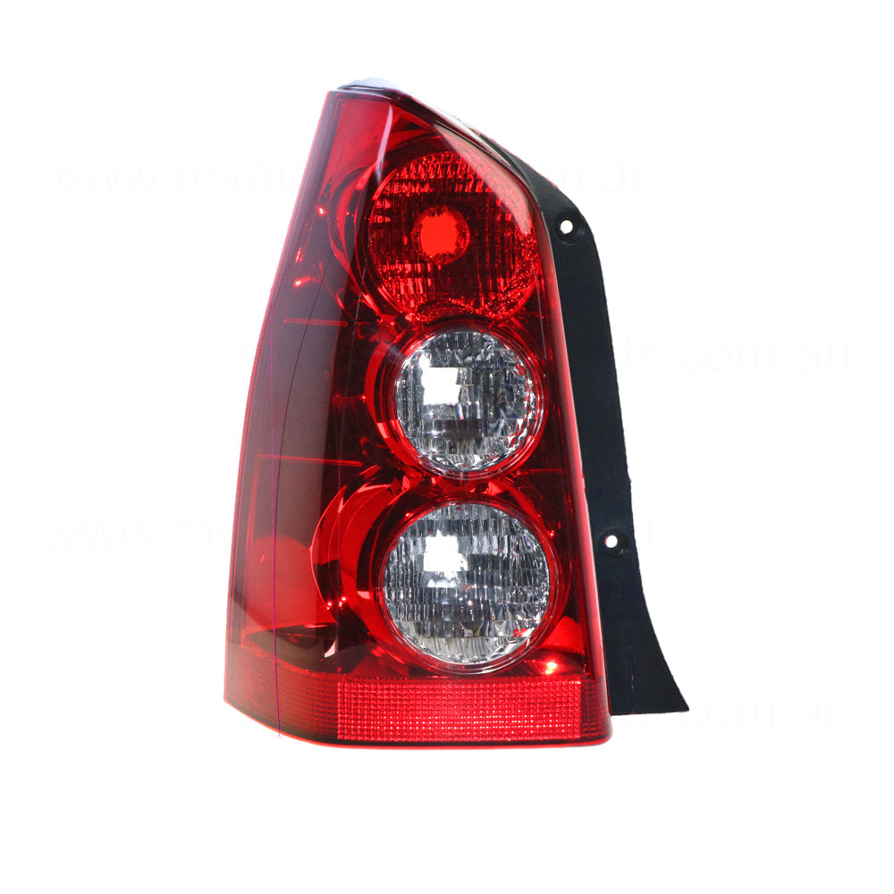 APG All Crash Black Red/Clear Tail Lamp Passenger Side OEM Suits Mazda Tribute CU 2000 to 2006 MYU-21041LHG