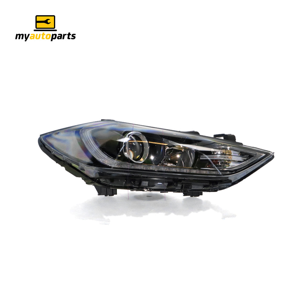 APG All Crash Halogen Head Lamp Drivers Side OEM suits Hyundai Elantra AD 2015 to 2018 HLJ-21030RHG