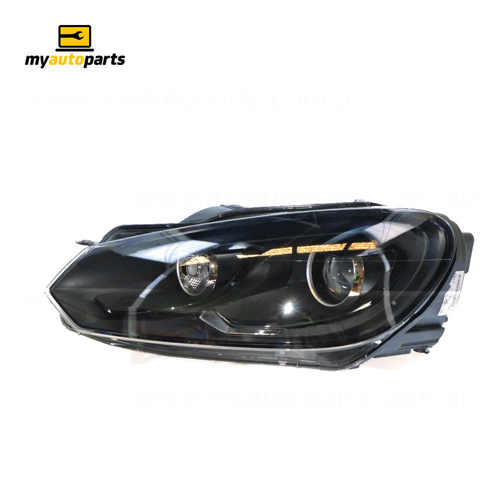 APG All Crash Xenon Black Head Lamp Passenger Side Genuine Suits Volkswagen Golf R MK 6 6/2010 to 3/2013 VGH-21032LHG