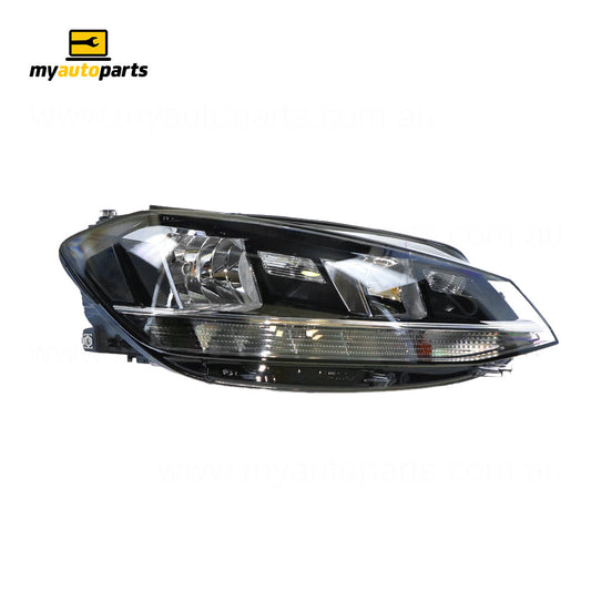 APG All Crash Halogen Head Lamp Drivers Side OEM Suits Volkswagen Golf MK 7 2017 On VGJ-21030RHG