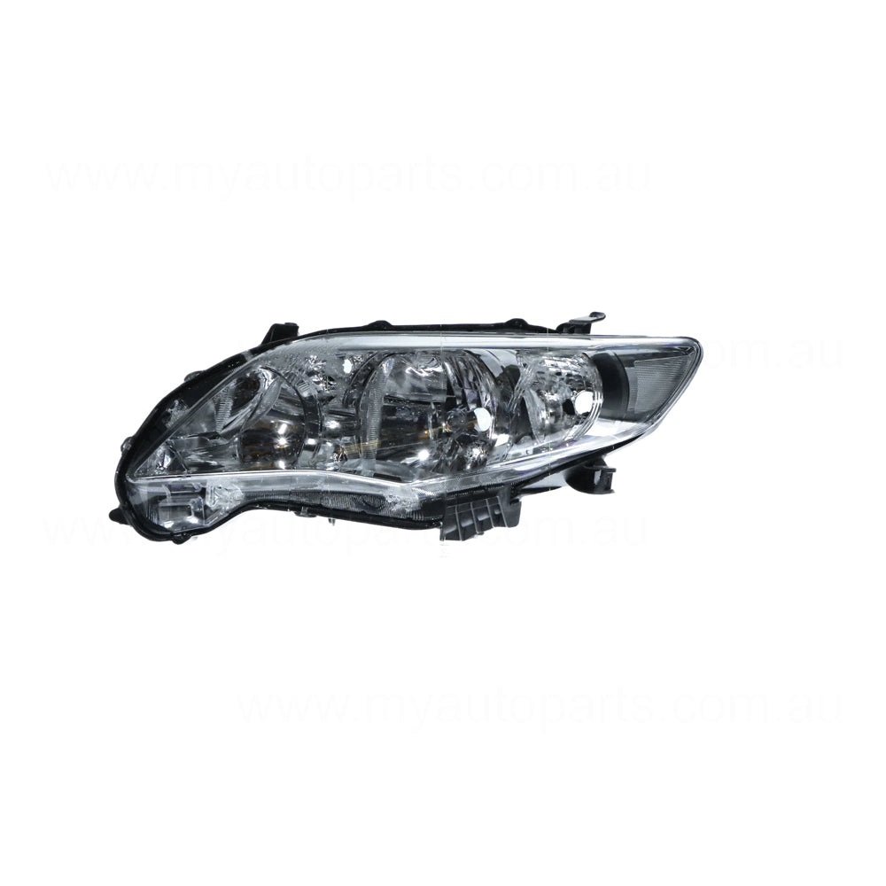 APG All Crash Halogen Electric Adjust Head Lamp Passenger Side OEM Suits Toyota Corolla ZRE152R 2010 to 2013 TCP-21036LHG