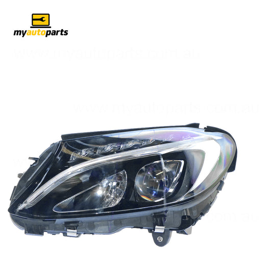 APG All Crash LED Head Lamp Passenger Side OEM suits Mercedes-Benz C Class 2014 On BAY-21030LHG