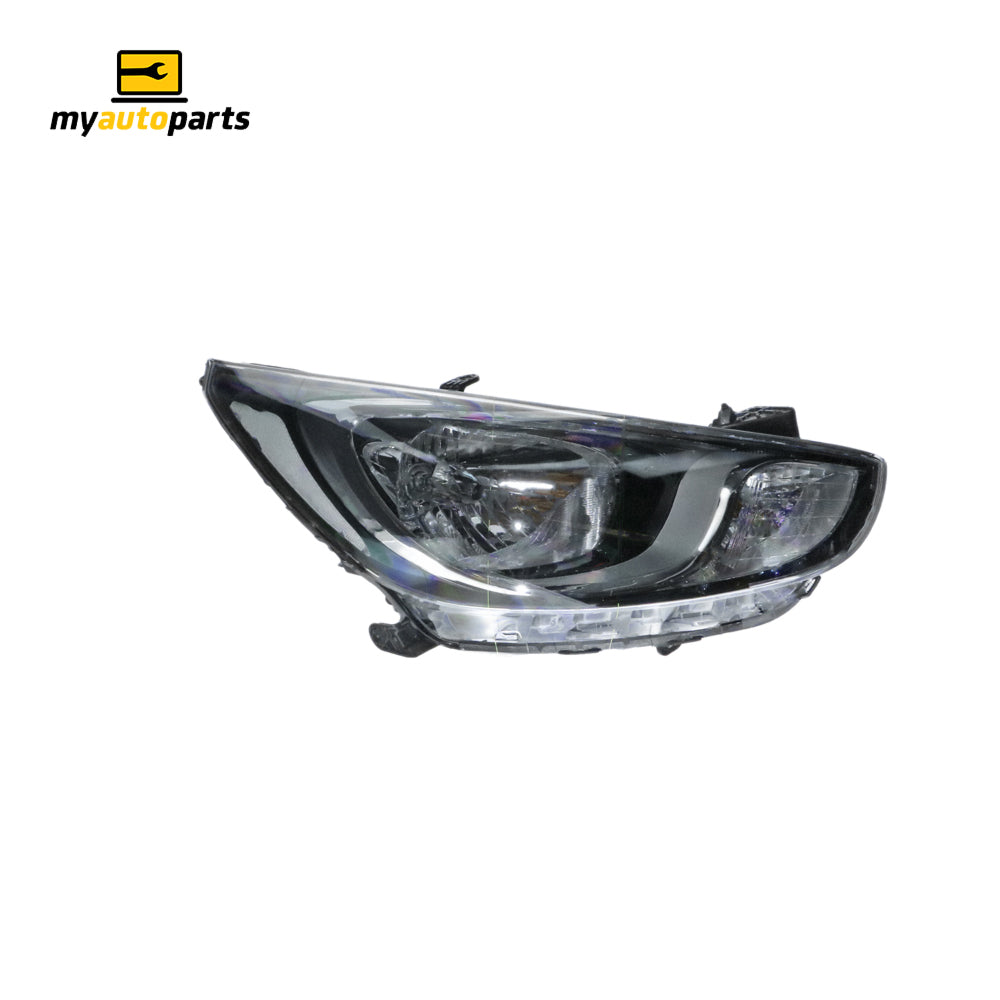 APG All Crash Head Lamp Drivers Side OEM Suits Hyundai Accent RB 2011 to 2013 HAD-21030RHG