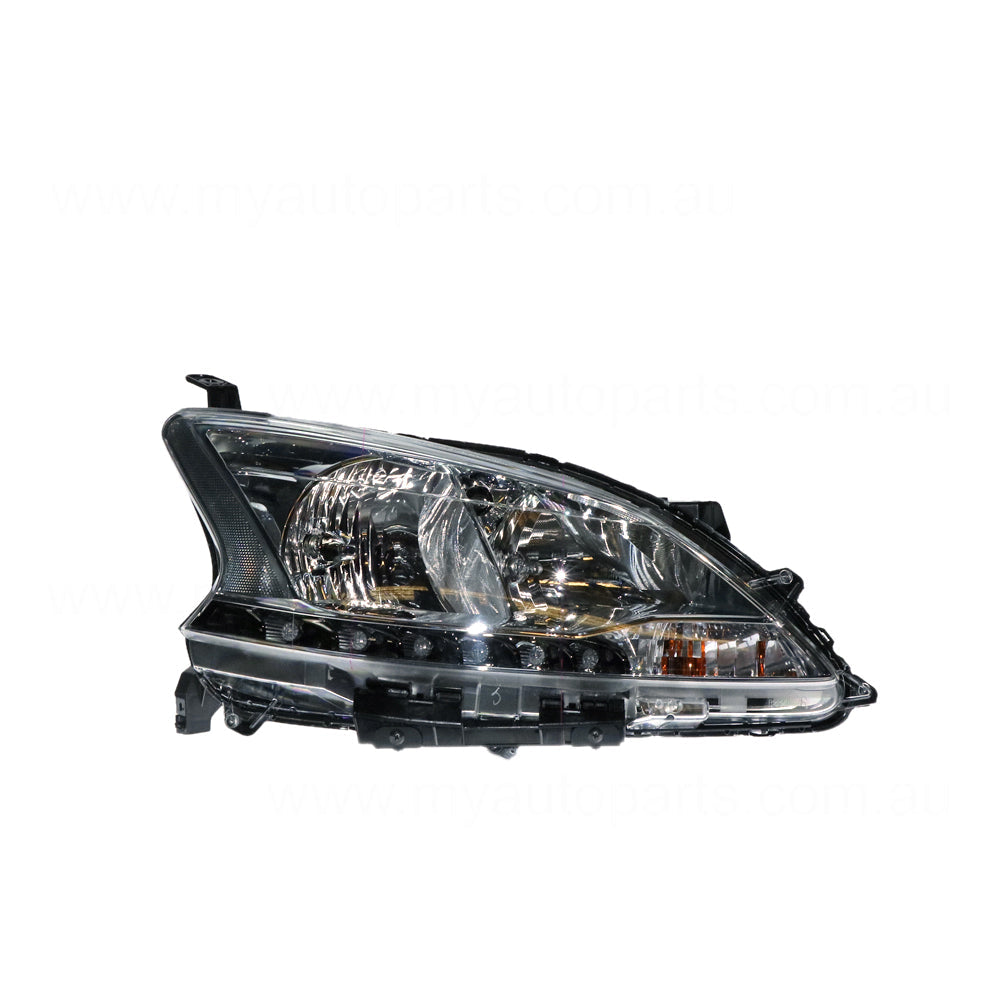APG All Crash Halogen Head Lamp Drivers Side OEM Suits Nissan Pulsar ST B17 2012 to 2017 NPJ-21030RHG