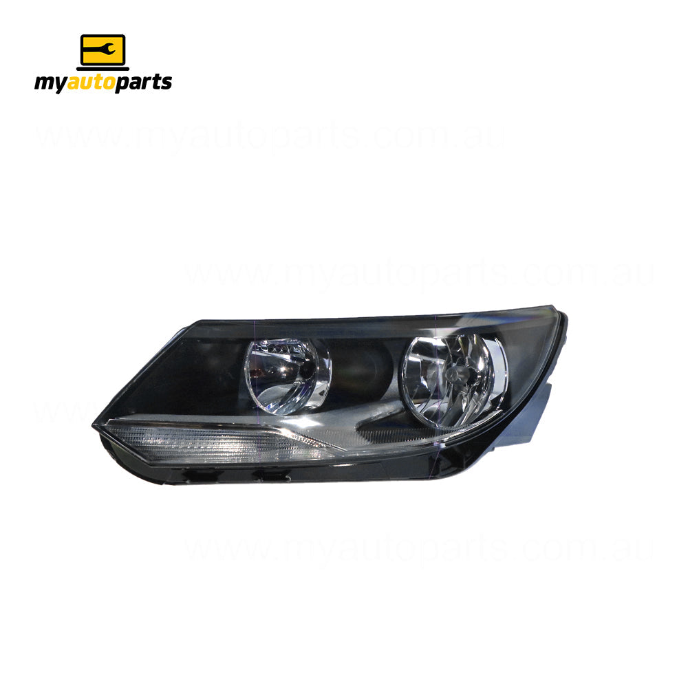 APG All Crash Halogen Electric Adjust Head Lamp Passenger Side Certified Suits Volkswagen Tiguan 5N 2011 to 2016 VNA-21032LHQ