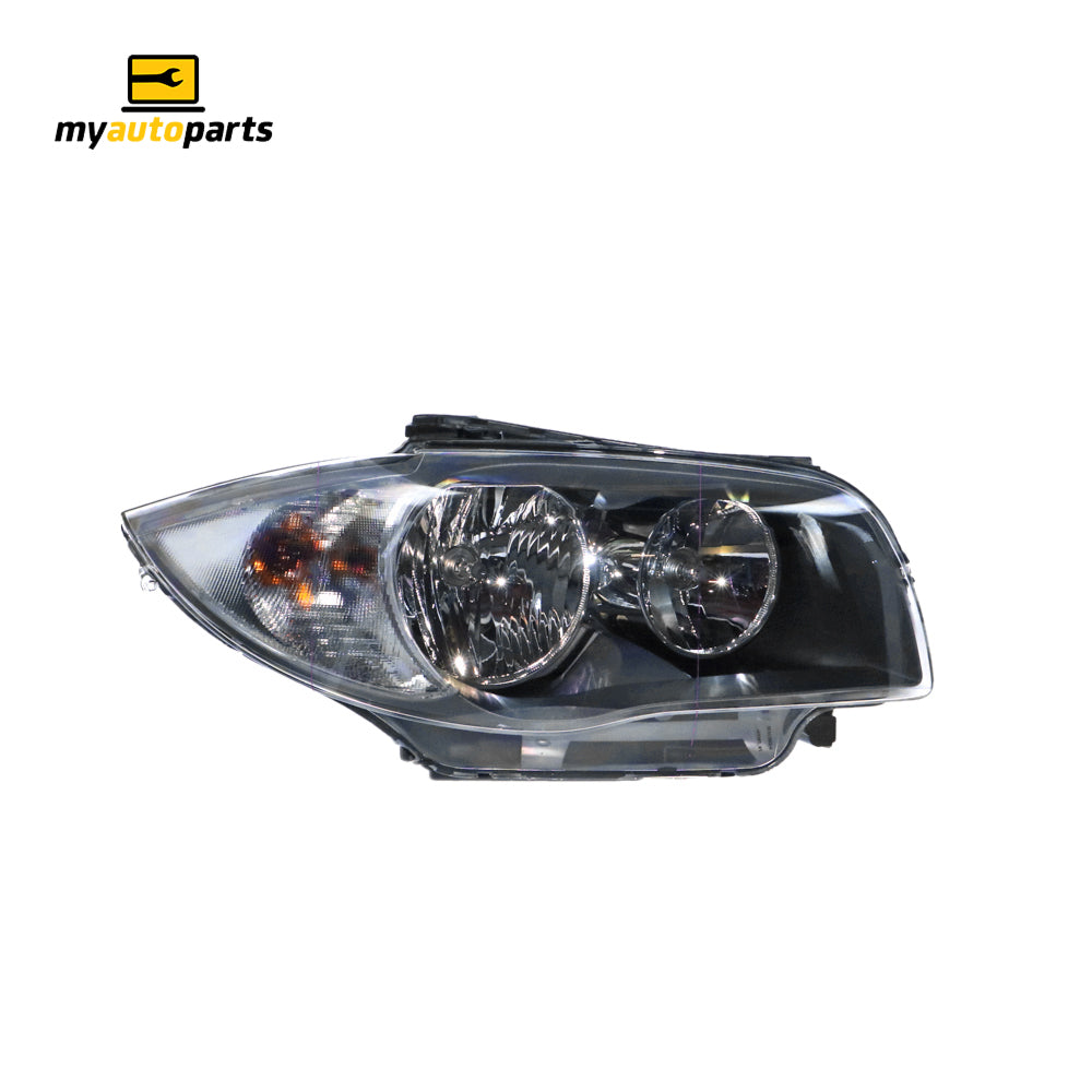 APG All Crash Halogen Head Lamp Drivers Side OES suits BMW 1 Series 2008 to 2011 EGA-21037RHP