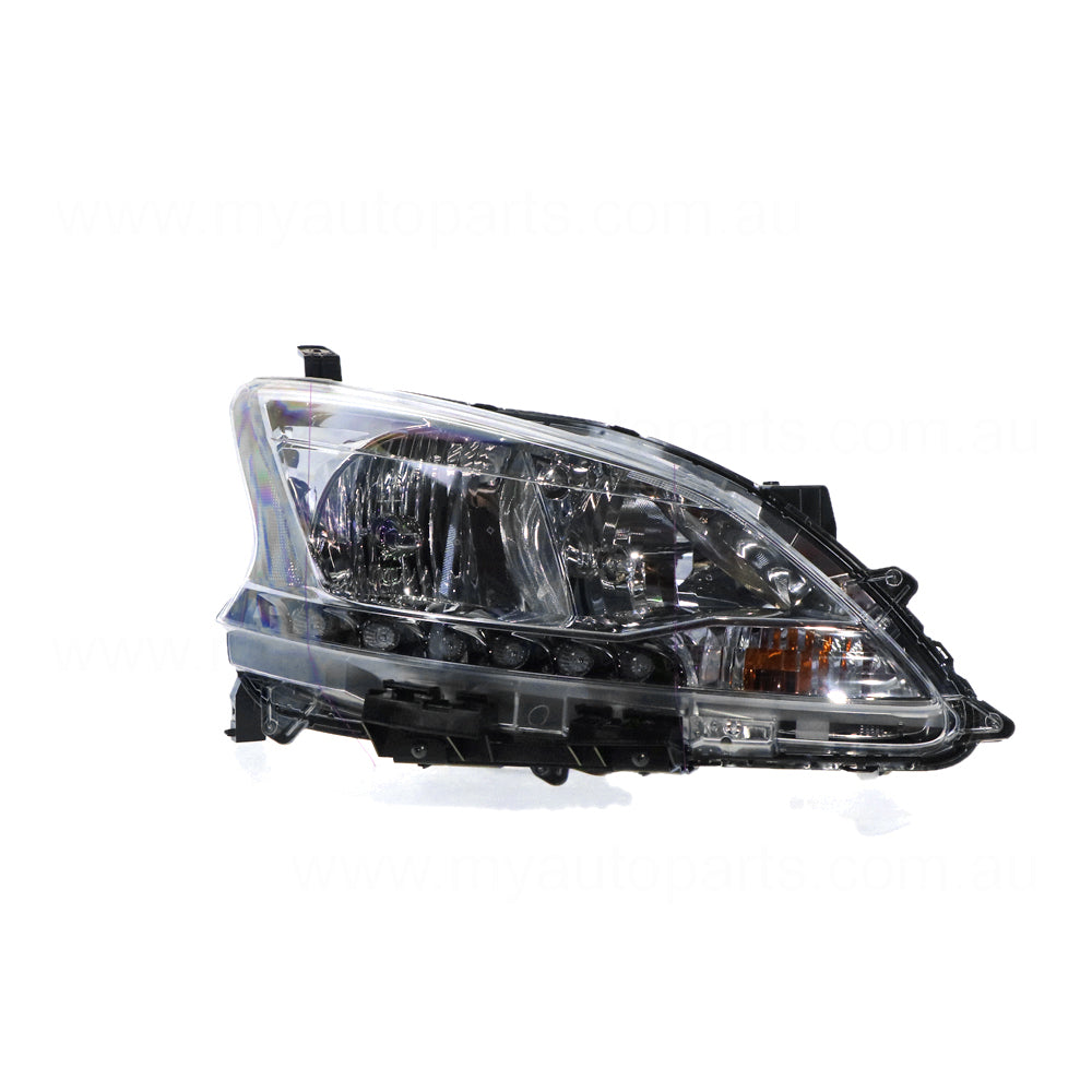 APG All Crash Halogen Head Lamp Drivers Side OEM Suits Nissan Pulsar ST-L B17 2012 to 2017 NPJ-21031RHG