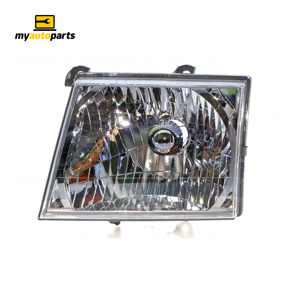 APG All Crash Halogen Manual Adjust Head Lamp Passenger Side OEM Suits Ford Courier PG/PH 2002 to 2006 FCE-21030LHG