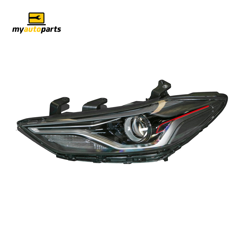APG All Crash Bi-Xenon Head Lamp Passenger Side OEM Suits Hyundai Elantra AD SR Turbo 2016 to 2018 HLJ-21031LHG