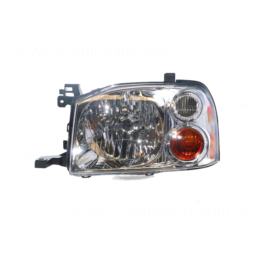 APG All Crash Halogen Head Lamp Passenger Side OEM Suits Nissan Navara D22 2001 to 2015 NNE-21030LHG