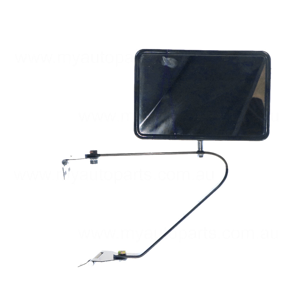 APG Door Mirror suits Mitsubishi Triton fits R = L - Uni Britax Black, Long ARM R=L UNI-81010R/L