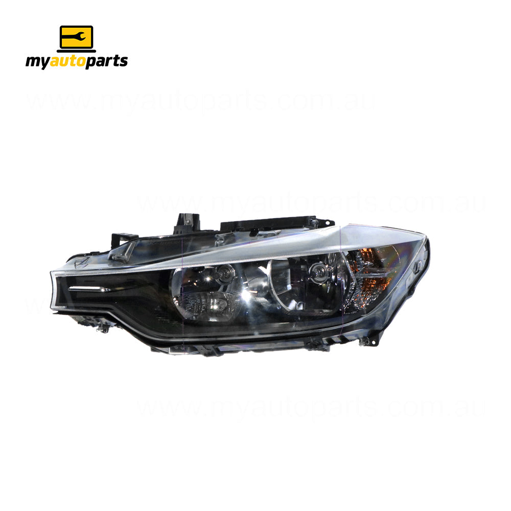 APG All Crash Halogen Head Lamp Passenger Side OES Suits BMW 3 Series F30 Sedan 2012 to 2015 ETF-21030LHP
