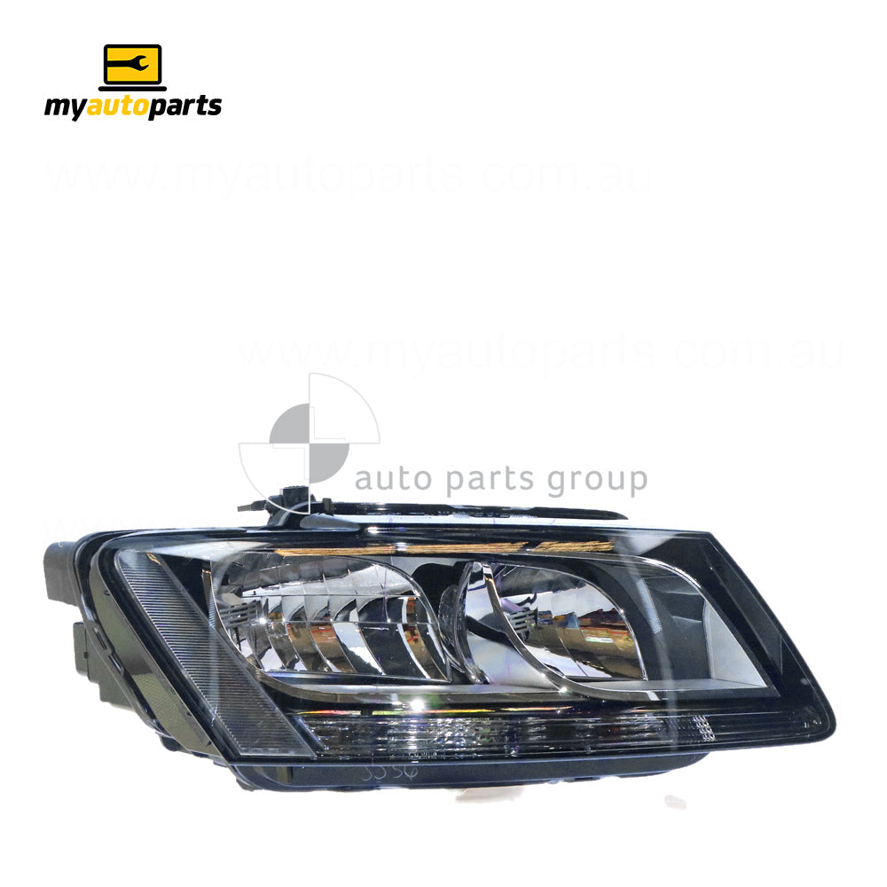 APG All Crash Halogen Head Lamp Drivers Side OEM Suits Audi Q5 8R 3/2009 to 11/2012 UQB-21030RHG