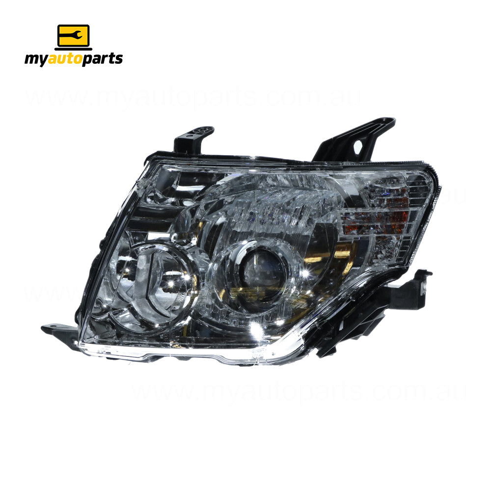 APG All Crash Halogen Head Lamp Passenger Side OEM suits Mitsubishi Pajero 2008 to 2014 CPI-21034LHG