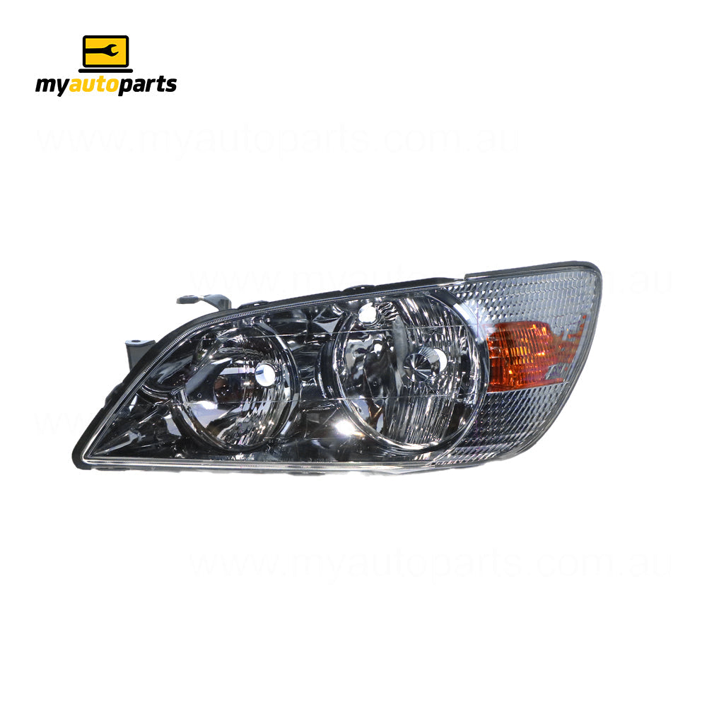APG All Crash Halogen Head Lamp Passenger Side OEM Suits Lexus IS 2003 to 2005 TZD-21032LHG