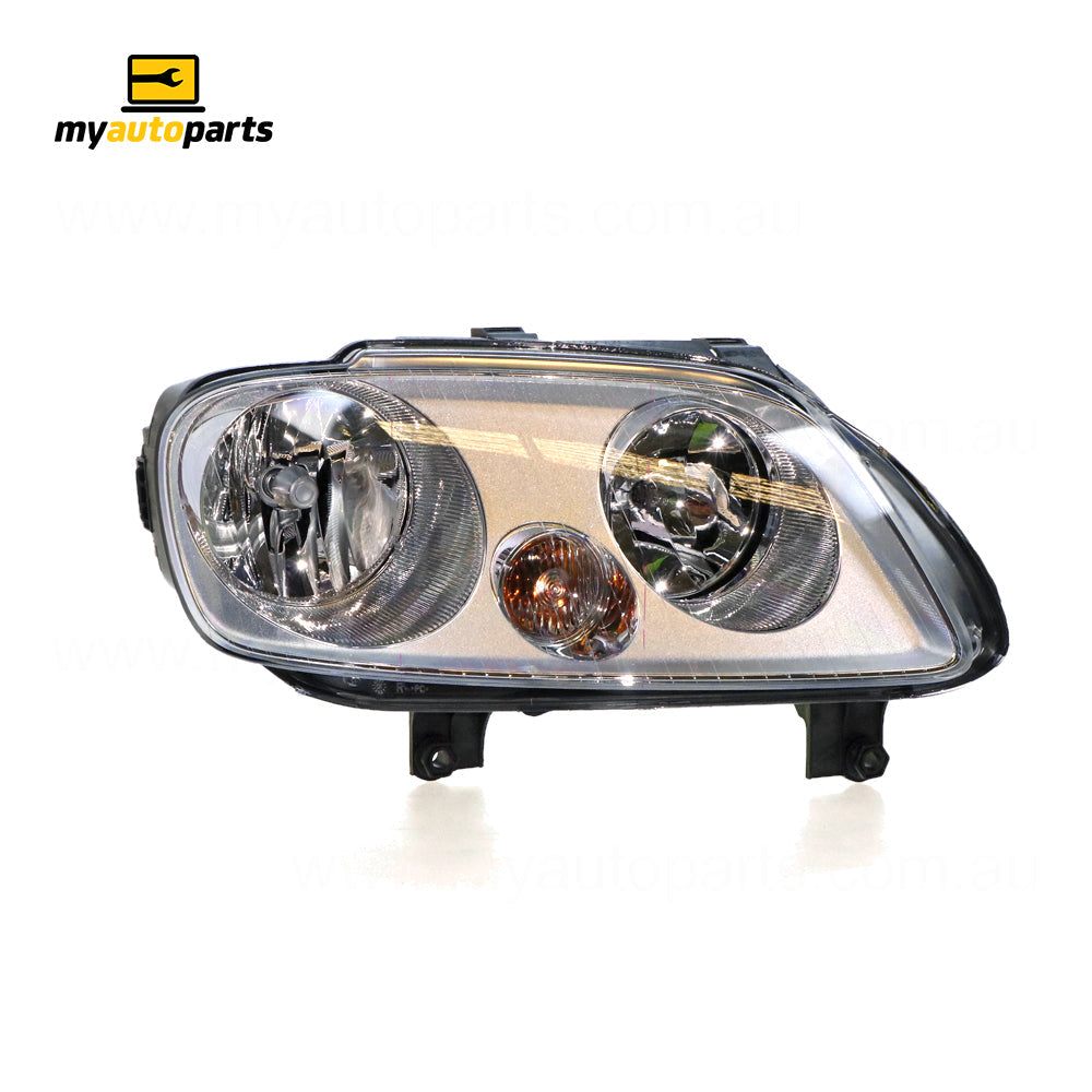 APG All Crash Halogen Manual Adjust Head Lamp Drivers Side OES Suits Volkswagen Caddy 2K 2005 to 2010 VCA-21030RHP