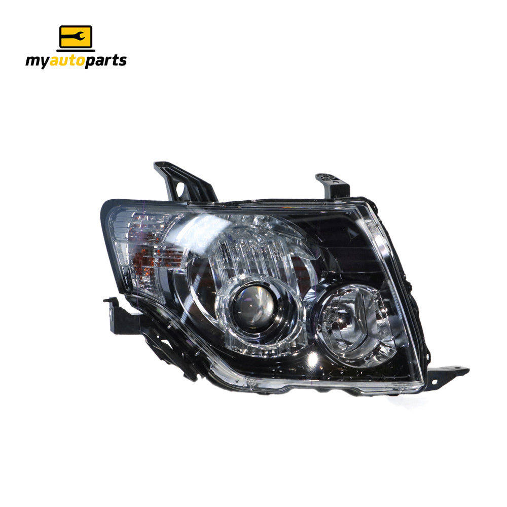 APG All Crash Halogen Head Lamp Drivers Side OEM Suits Mitsubishi Pajero GLS/VRX NT 2008 to 2009 CPI-21032RHG
