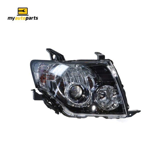 APG All Crash Halogen Head Lamp Drivers Side OEM Suits Mitsubishi Pajero GLS/VRX NT 2008 to 2009 CPI-21032RHG