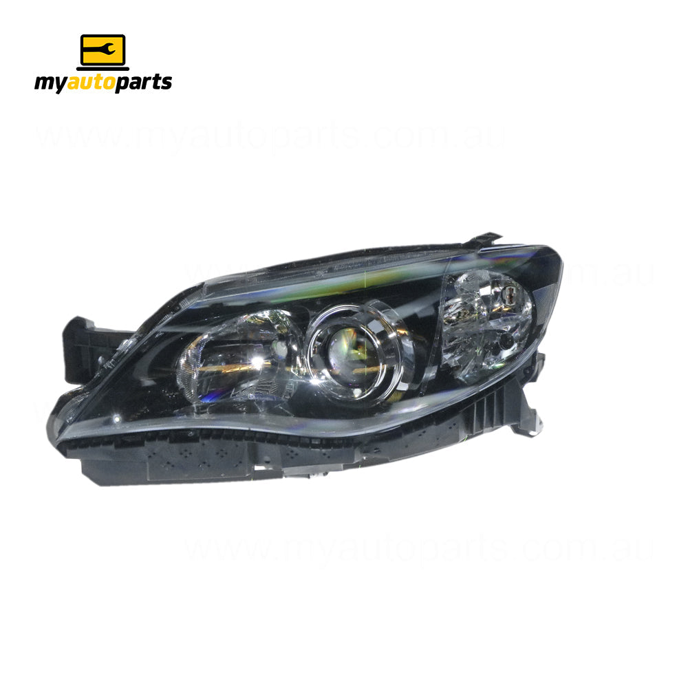 APG All Crash Black Head Lamp Passenger Side Certified suits Subaru Impreza/WRX/STi 2007 to 2014 UIF-21030LHQ