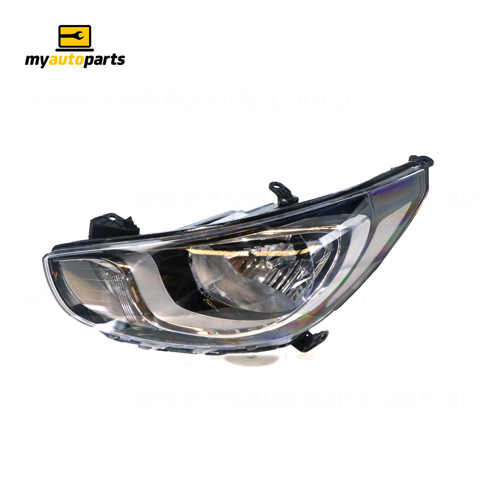 APG All Crash Head Lamp Passenger Side Certified Suits Hyundai Accent RB 2011 to 2013 HAD-21030LHQ