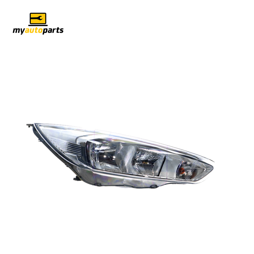 APG All Crash Halogen Manual Adjust Head Lamp Drivers Side OEM Suits Ford Focus LZ 2015 to 2018 FOE-21030RHG
