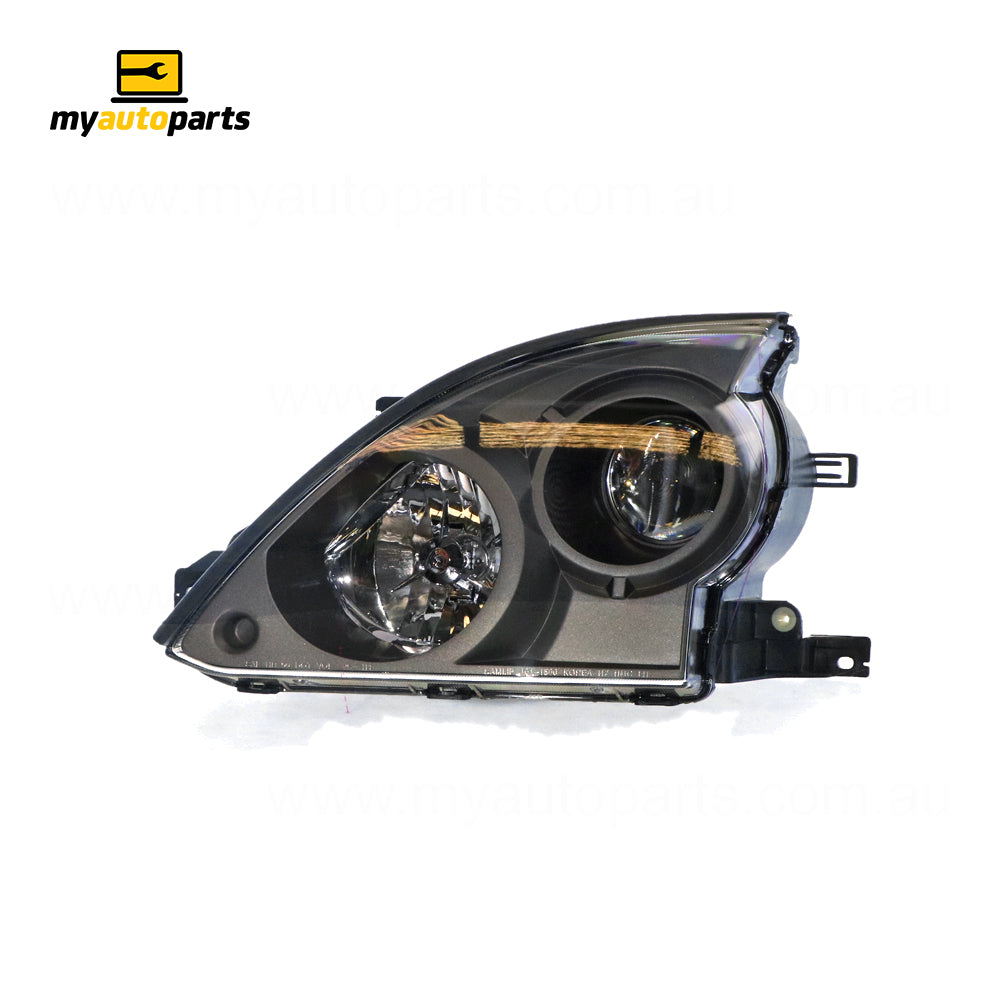 APG All Crash Head Lamp Passenger Side OEM Suits Hyundai Terracan HP 5/2004 to 10/2006 HTC-21032LHG