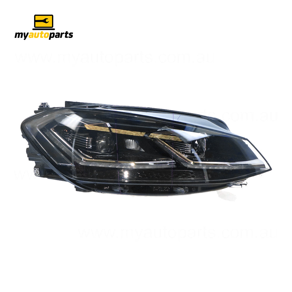 APG All Crash LED Head Lamp Drivers Side OEM Suits Volkswagen Golf MK 7 2017 On VGJ-21031RHG