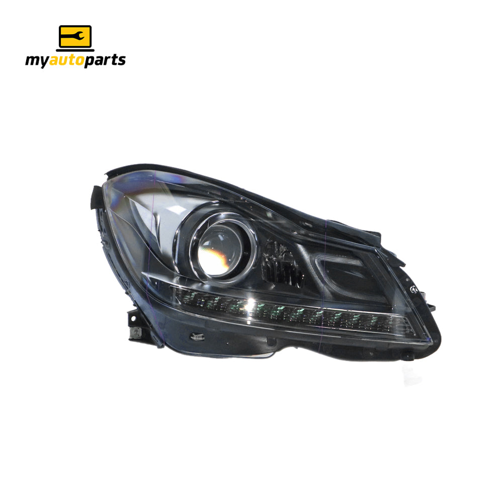 APG All Crash Bi-Xenon Head Lamp Drivers Side OES suits Mercedes-Benz C Class 2011 to 2016 BAW-21034RHP