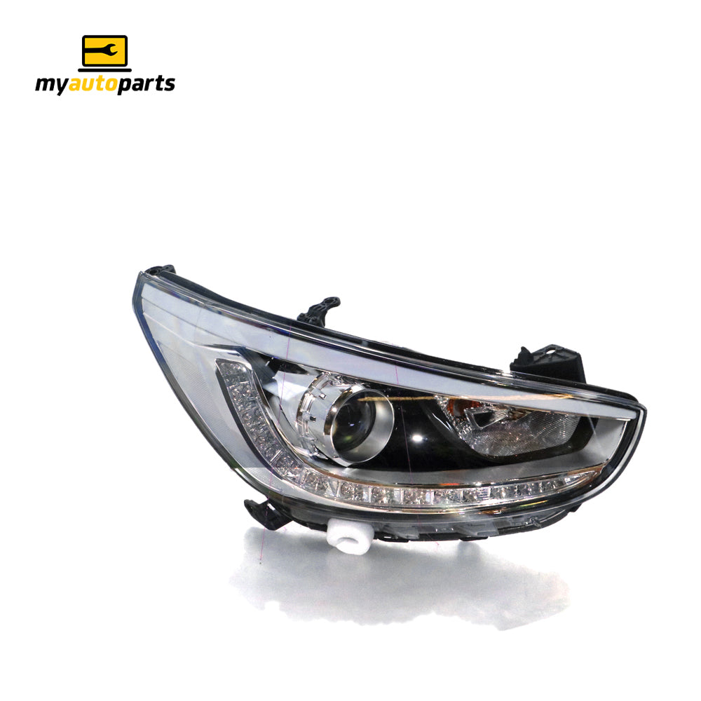 APG All Crash Head Lamp Drivers Side OEM Suits Hyundai Accent RB SR2013 to 2017 HAD-21032RHG