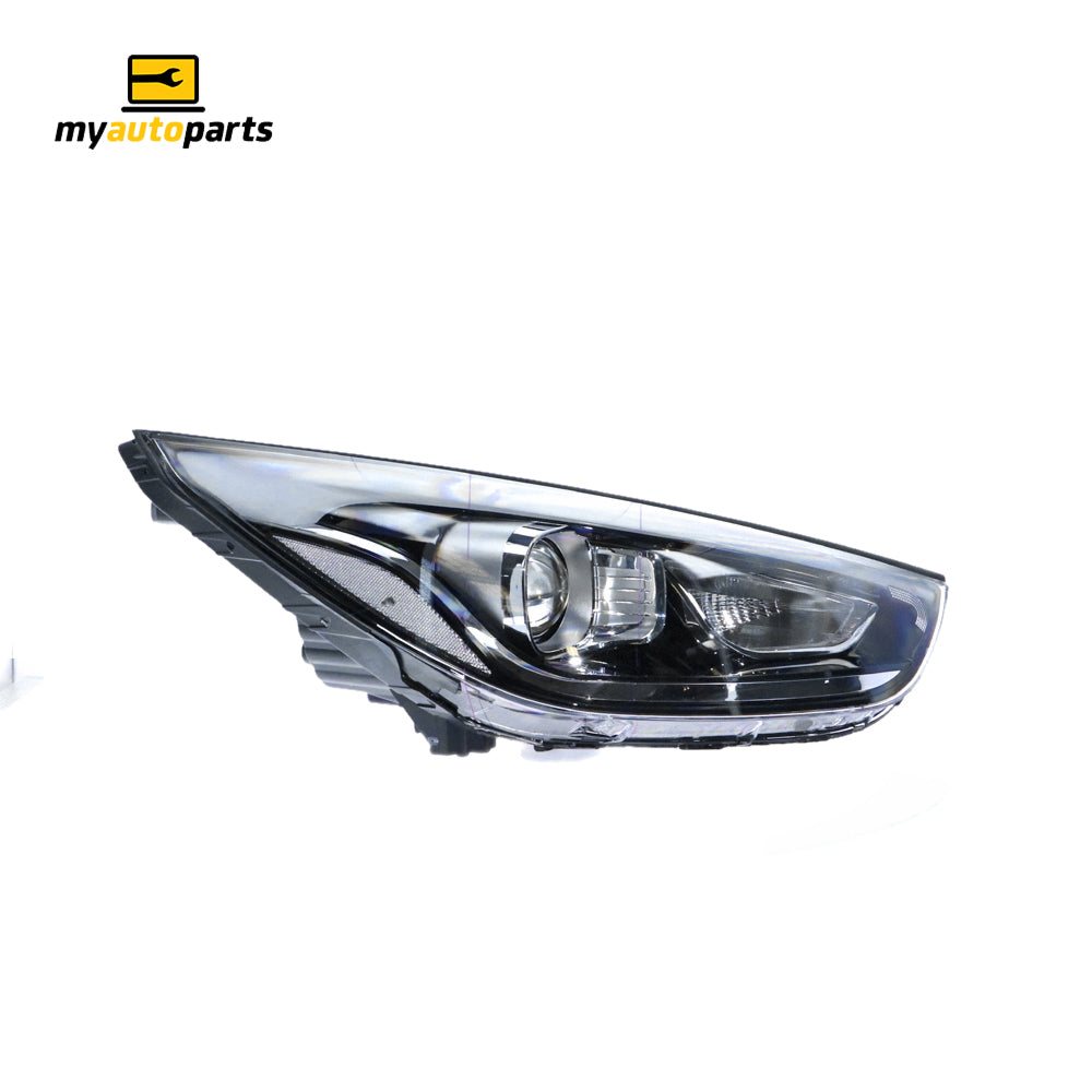 APG All Crash Head Lamp With DRL Drivers Side OEM Suits Hyundai ix35 SE/Trophy LM 2013 to 2015 HIB-21033RHG