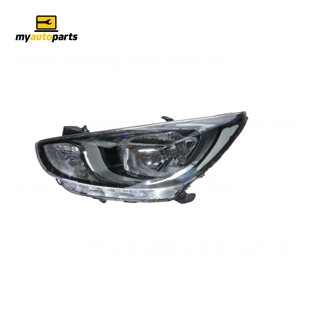 APG All Crash Head Lamp Passenger Side OEM Suits Hyundai Accent RB 2011 to 2013 HAD-21030LHG