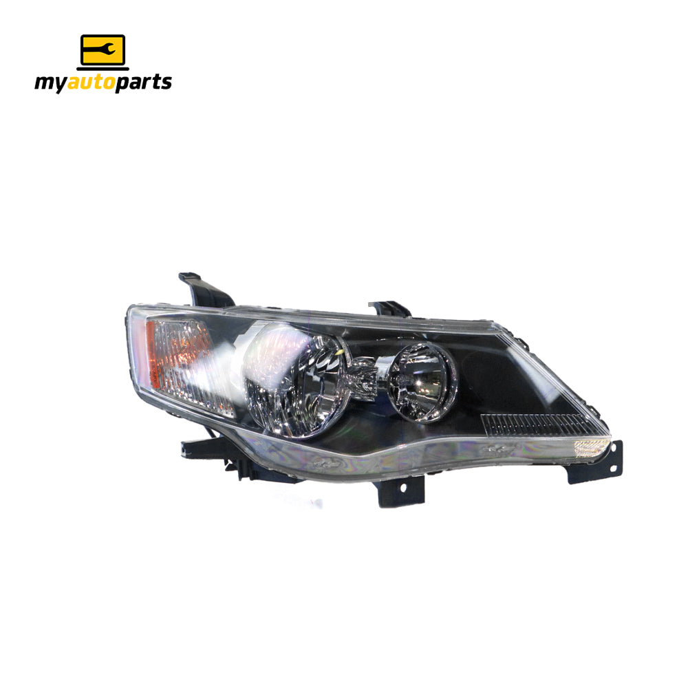 APG All Crash Halogen Head Lamp Drivers Side OEM Suits Mitsubishi Outlander ZG 2006 to 2007 CLB-21030RHG