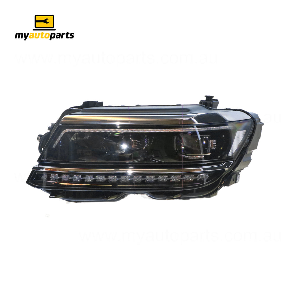 APG All Crash LED Head Lamp Passenger Side OEM Suits Volkswagen Tiguan 5N 2016 On VNB-21031LHG