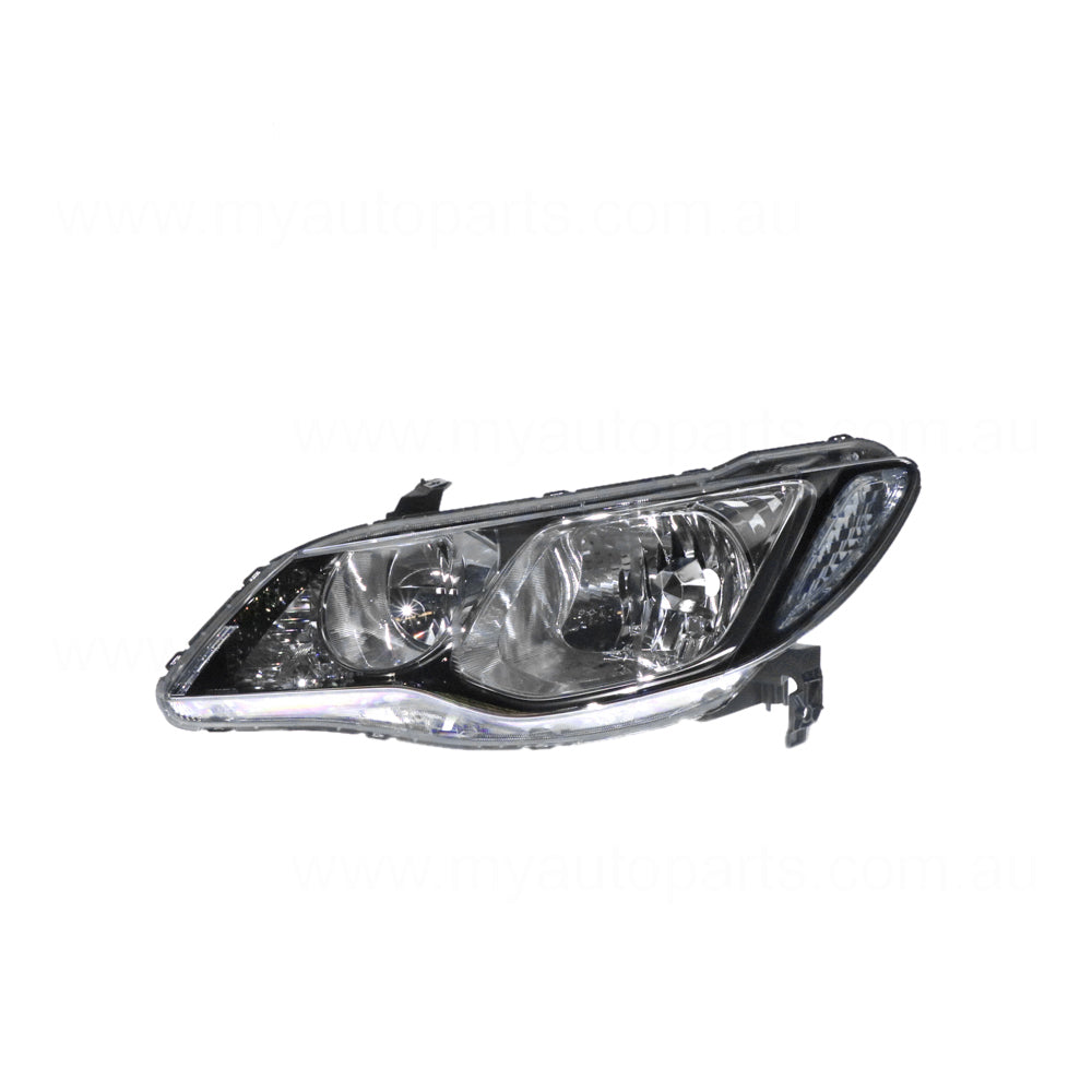 APG All Crash Head Lamp Passenger Side OEM Suits Honda Civic 8th Generation FD 2006 to 2008 OCO-21030LHG