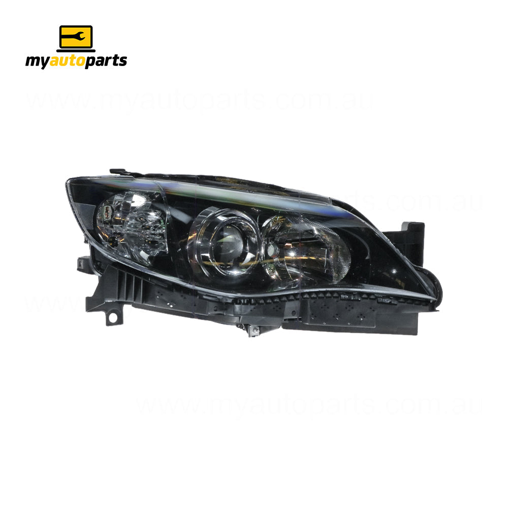 APG All Crash Black Head Lamp Drivers Side Certified suits Subaru Impreza/WRX/STi 2007 to 2014 UIF-21030RHQ
