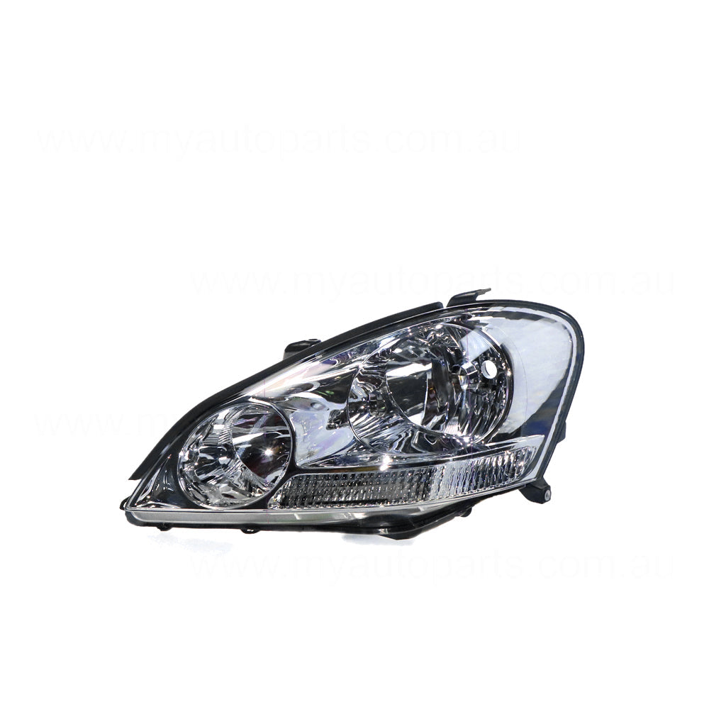 APG All Crash Halogen Manual Adjust Head Lamp Passenger Side OEM Suits Toyota Avensis Verso ACM20R 2001 to 2003 TAV-21030LHG