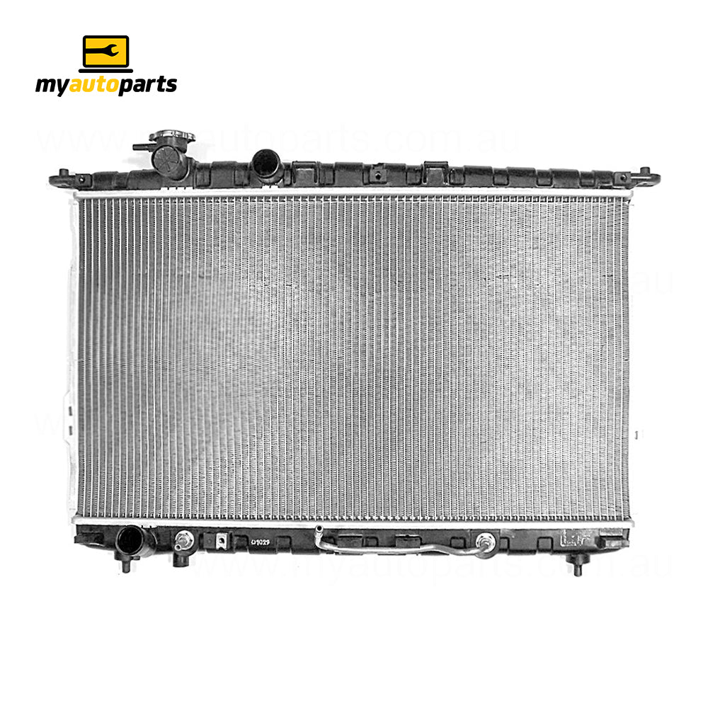 APG Radiator suits Hyundai Grandeur fits 2.0L G4Jp 4Cyl & 2.5L G6Bv V6 Petrol 400/720/26 Automatic, built from 06/1999 to 10/2005 HOF-34001