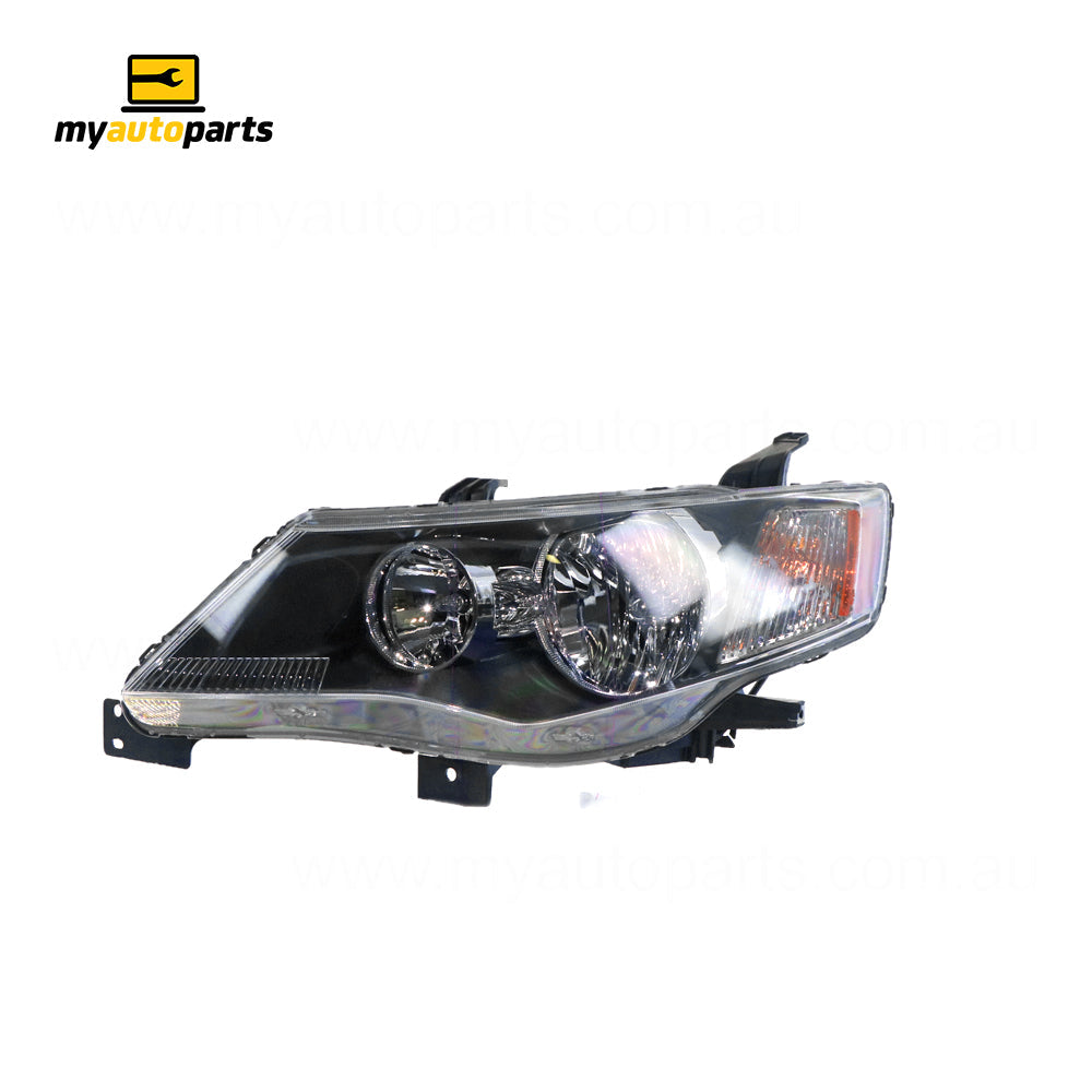 APG All Crash Halogen Head Lamp Passenger Side OEM Suits Mitsubishi Outlander ZG 2006 to 2007 CLB-21030LHG