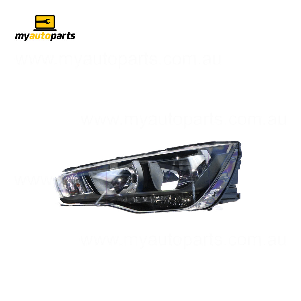 APG All Crash Halogen Head Lamp Passenger Side OEM Suits Audi A1 8X 12/2010 to 2/2015 UAAA-21030LHG