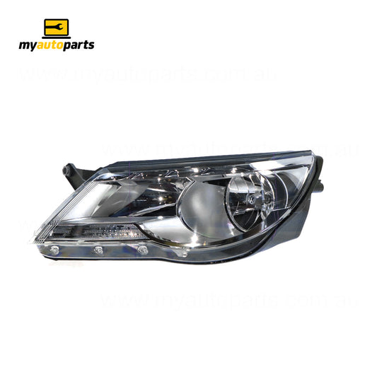 APG All Crash Halogen Electric Adjust Head Lamp Passenger Side OEM Suits Volkswagen Tiguan 5N 2008 to 2011 VNA-21030LHG