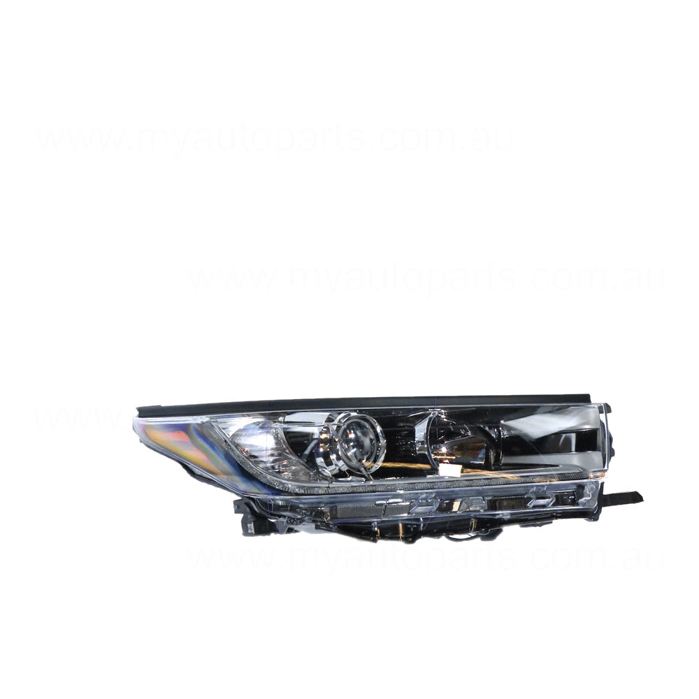 APG All Crash Halogen Head Lamp Drivers Side OEM Suits Toyota Kluger GX/GXL GSU50R/GSU55R 2016 On TKL-21032RHG