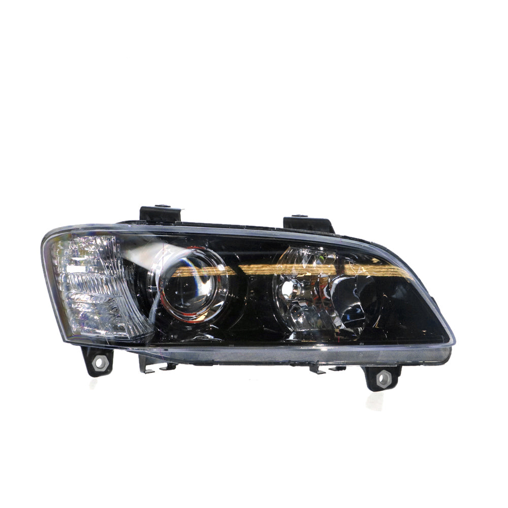 APG All Crash Black Projector Head Lamp Drivers Side Certified suits Holden Commodore VE 8/2006 to 9/2010 GVE-21031RHQ