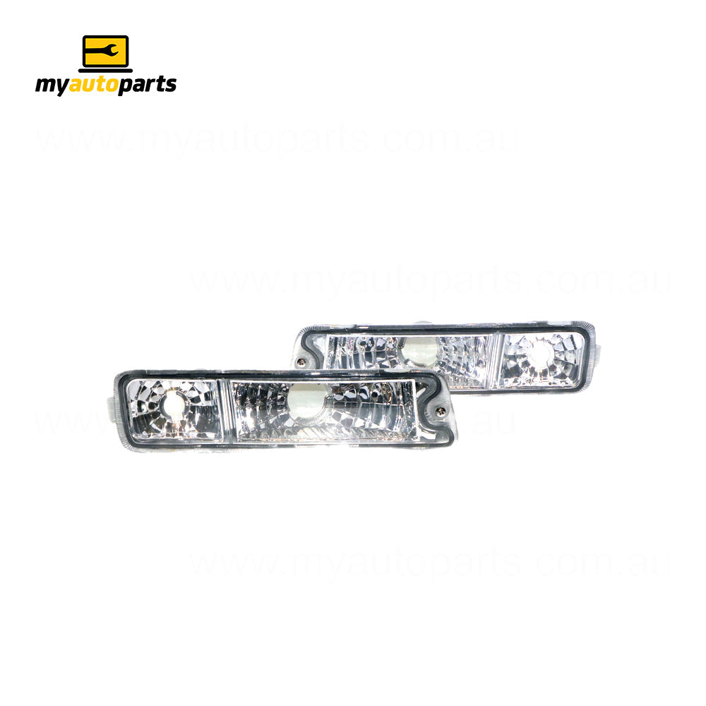 APG All Crash Front Bar Lamp Aftermarket Suits Mitsubishi Triton MK 1996 to 2006 CTC-21021