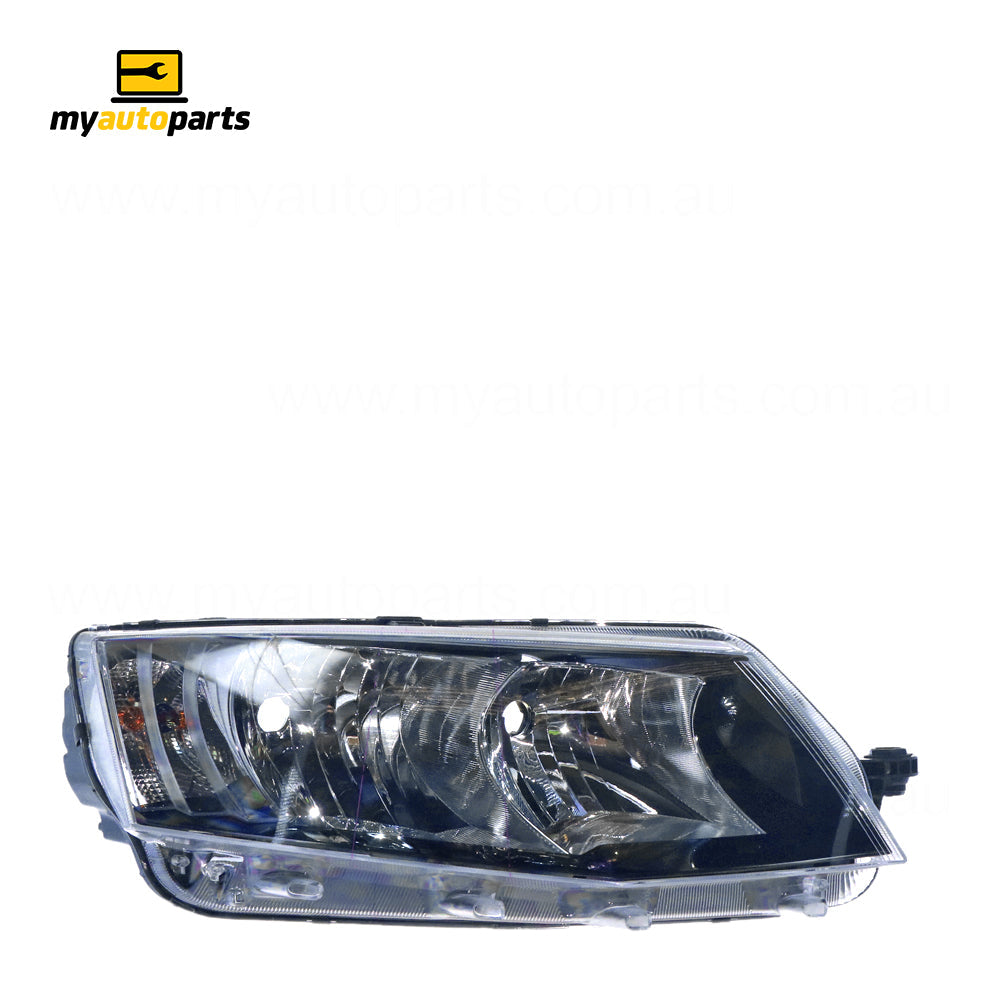 APG All Crash Halogen Electric Adjust Head Lamp Drivers Side Certified Suits Skoda Octavia NE 2013 to 2017 VKB-21030RHQ