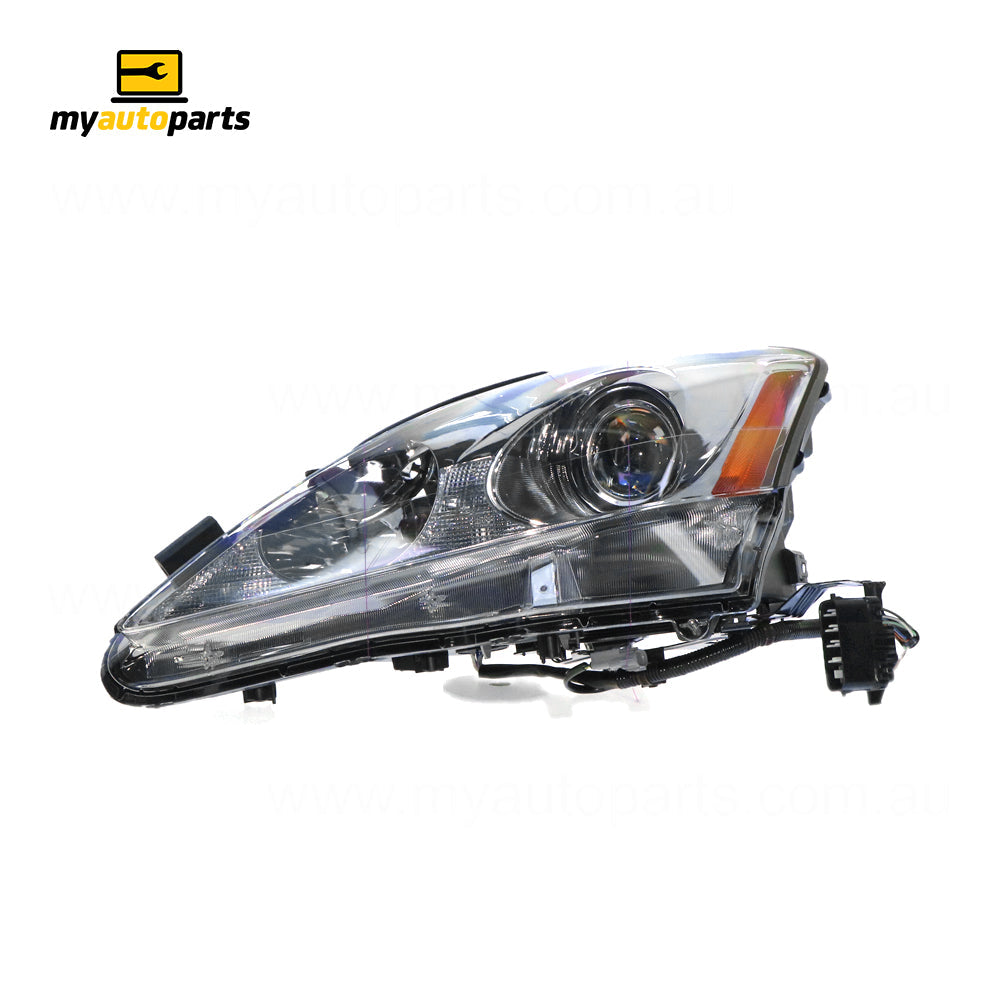 APG All Crash Halogen Head Lamp Passenger Side OEM Suits Lexus IS250 Prestige GSE20 2010 to 2013 TZP-21032LHG